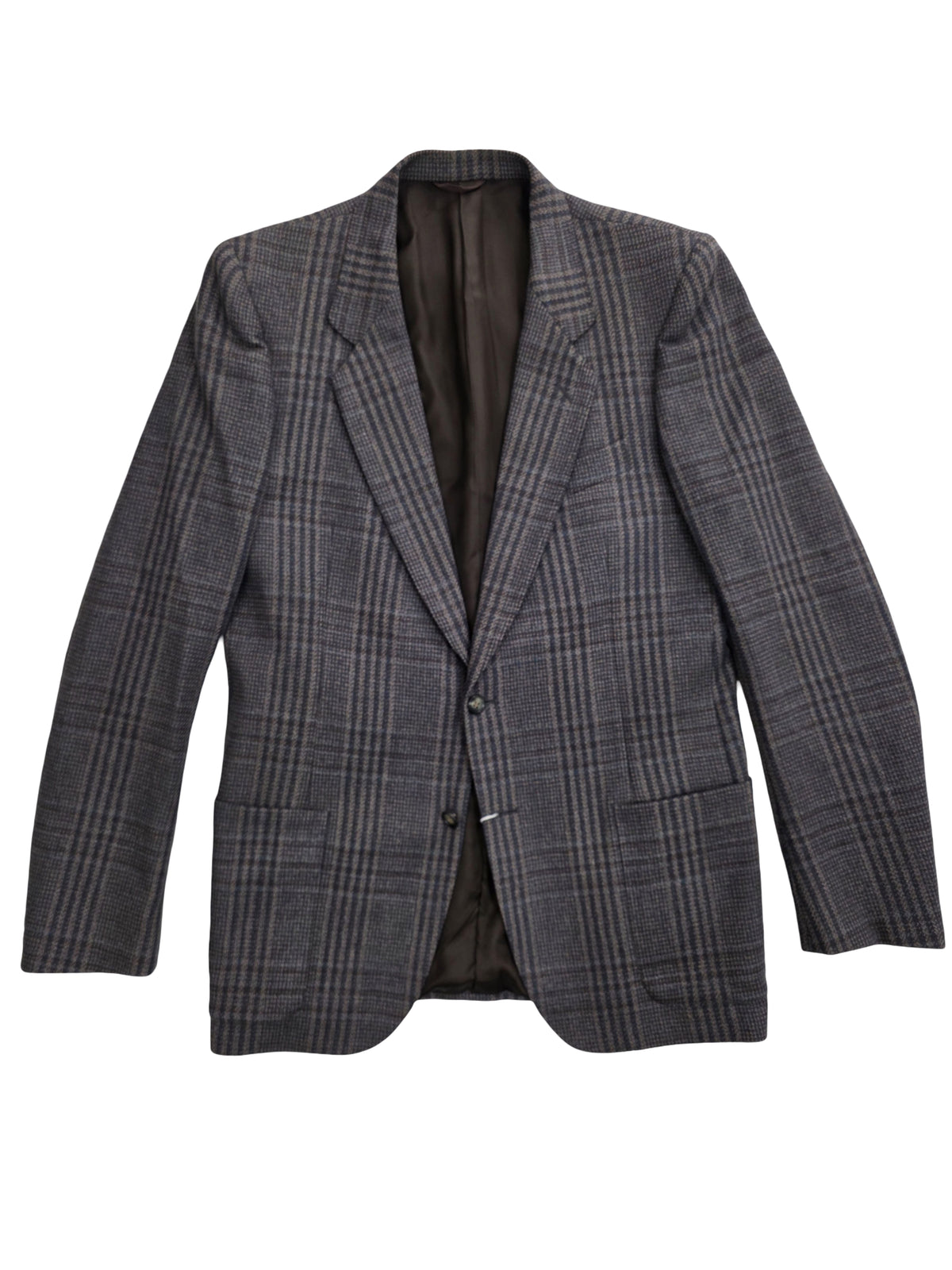 Męska Marynarka Vintage Wełniana Bonazzi Bros w Kratę Made in Italy