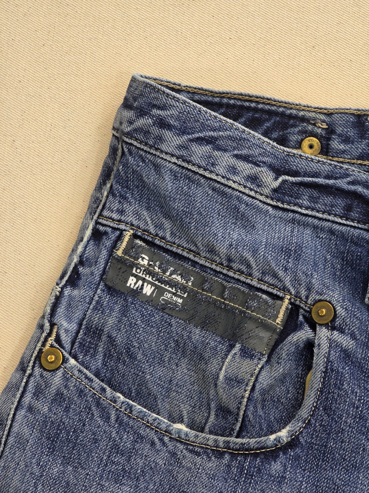 Spodnie Jeansowe G-Star RAW Blade Loose Niebieskie Rozmiar W30 L34