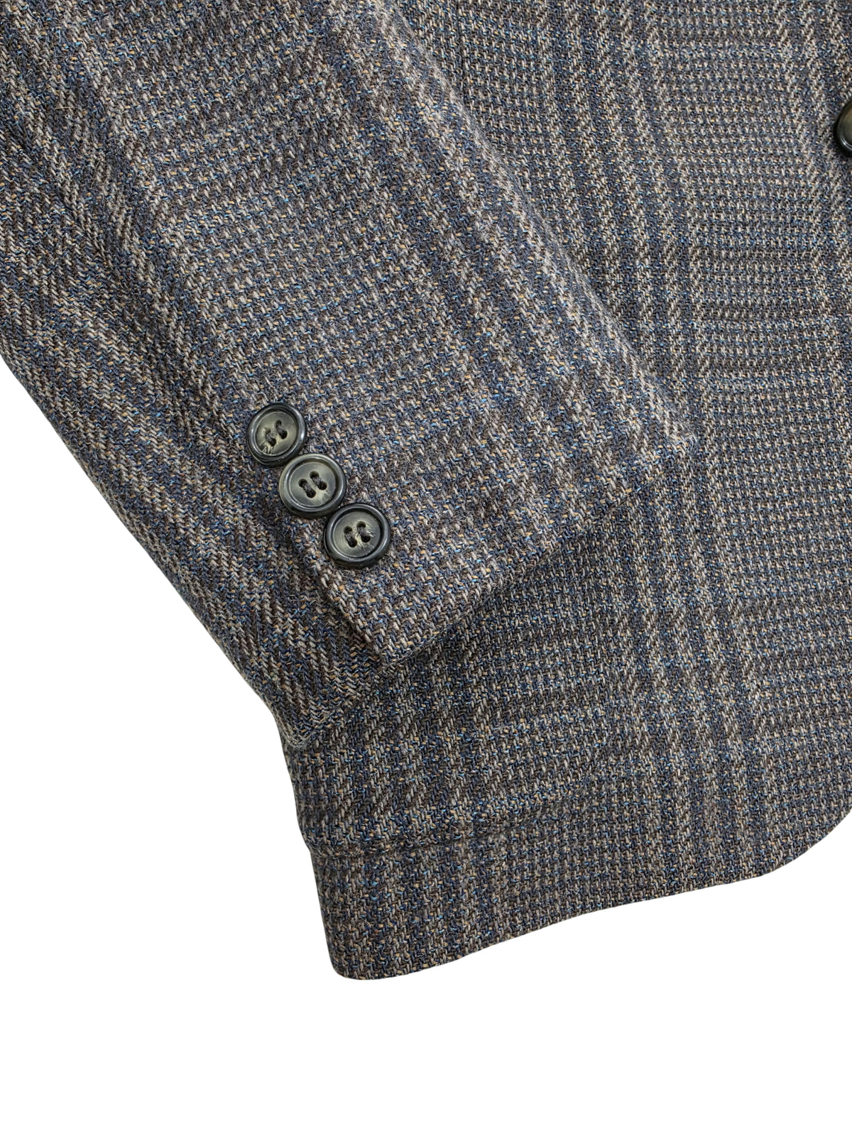 Męska Marynarka Vintage Wełniana Bonazzi Bros w Kratę Made in Italy