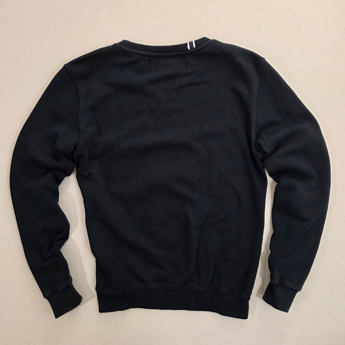 Bluza Bawełniana Replay Big Logo Czarna Rozmiar M