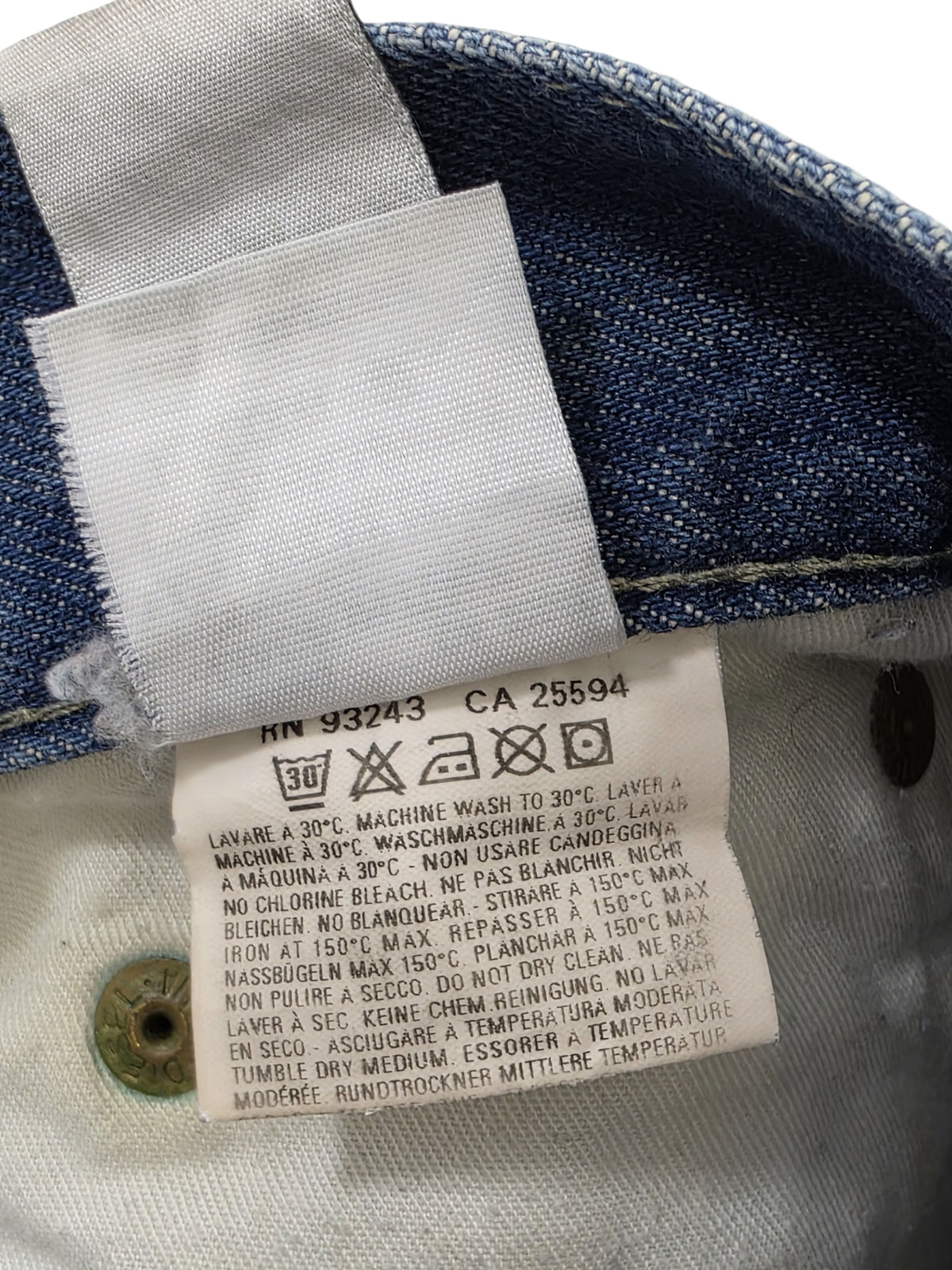 Damskie Jeansy Diesel Fanker Bootcut Vintage Y2K W26 L32