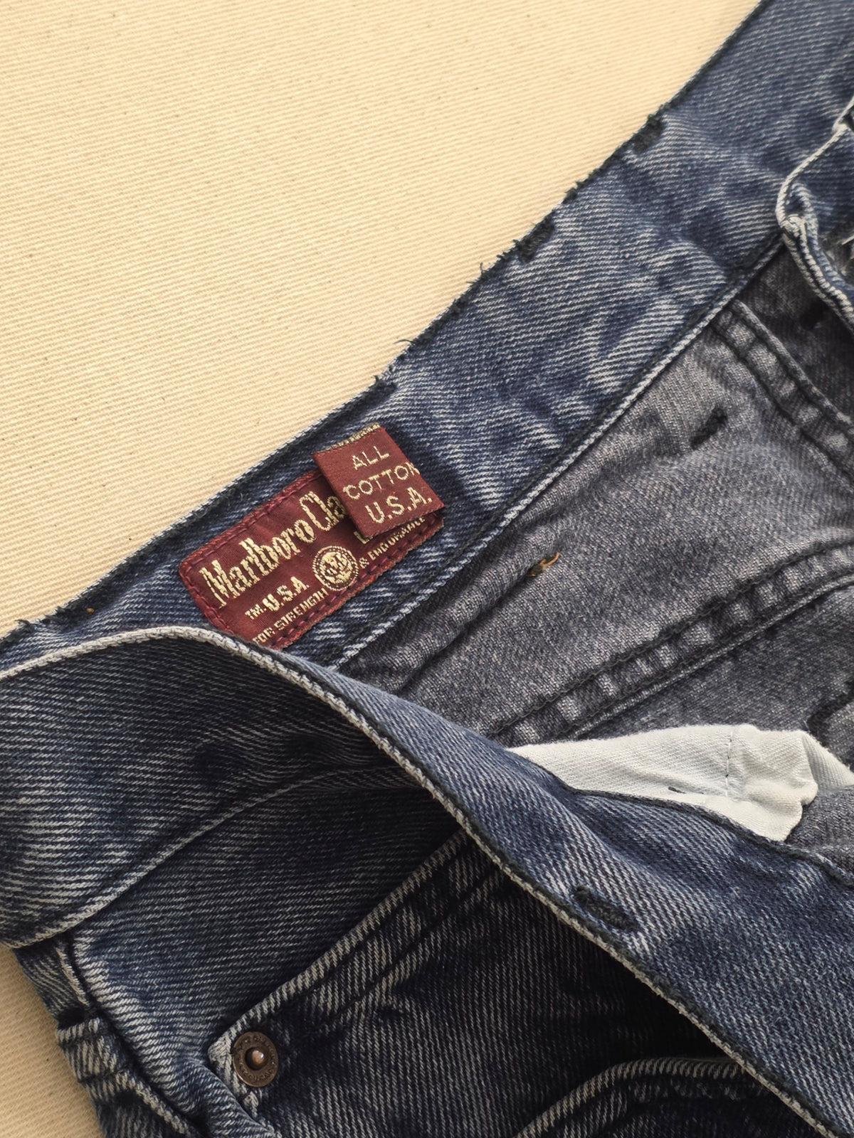 Spodnie Jeansowe Marlboro Classics Pasadena 301 Vintage Niebieskie W31 L34