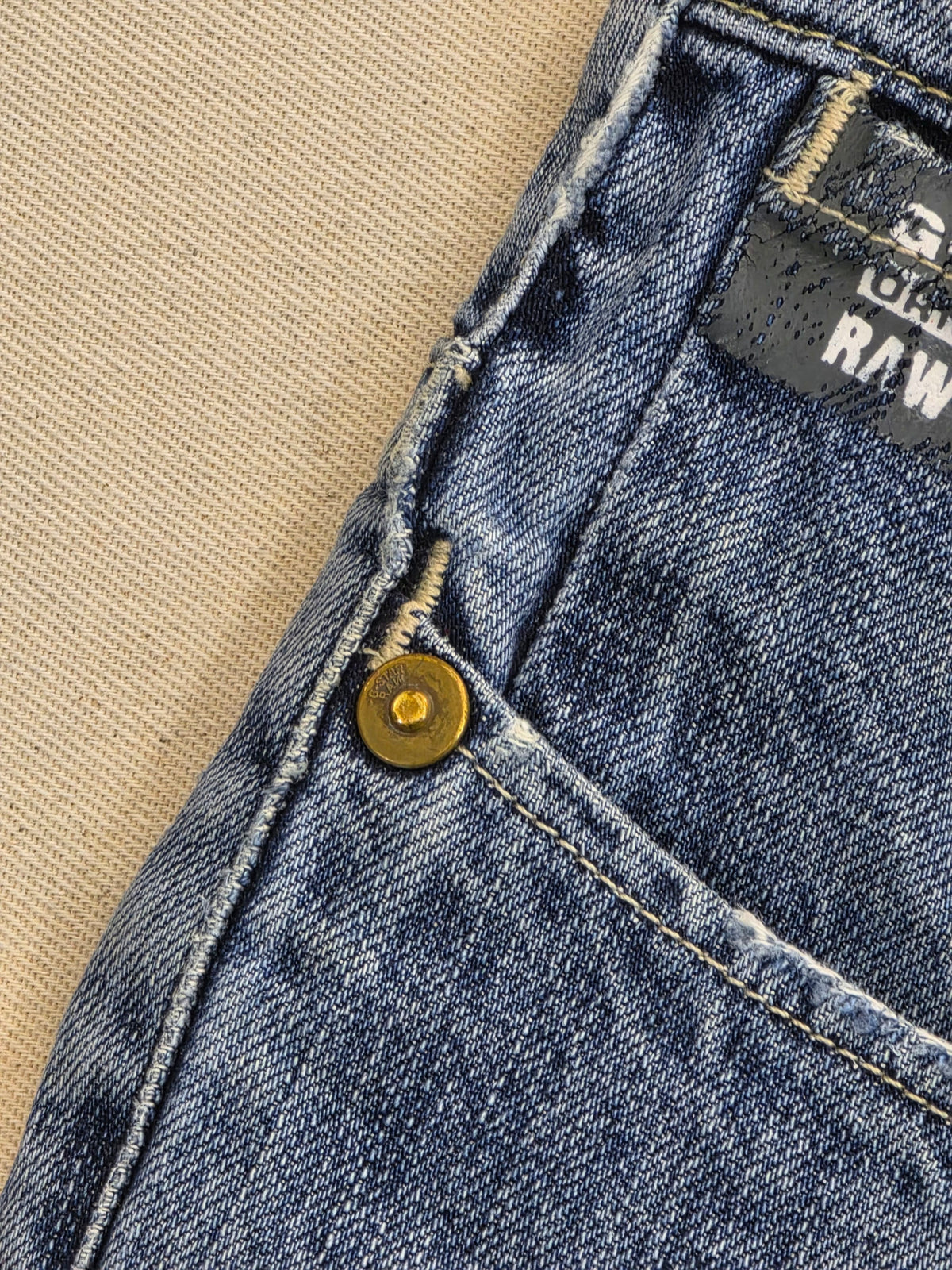 Spodnie Jeansowe G-Star RAW Blade Loose Niebieskie Rozmiar W30 L34