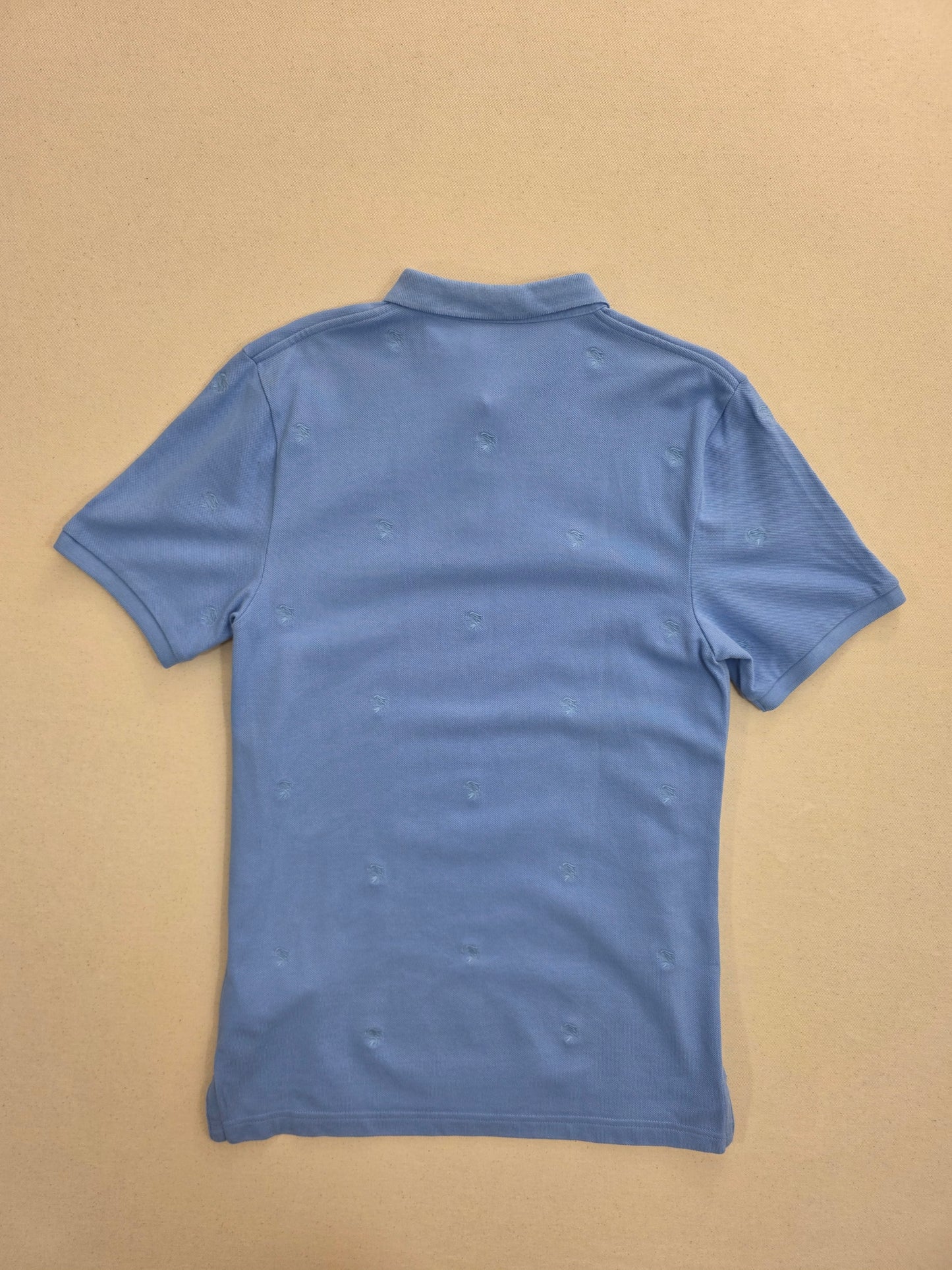 Nike Manchester City FC niebieska koszulka polo haft monogram retro rozm. S