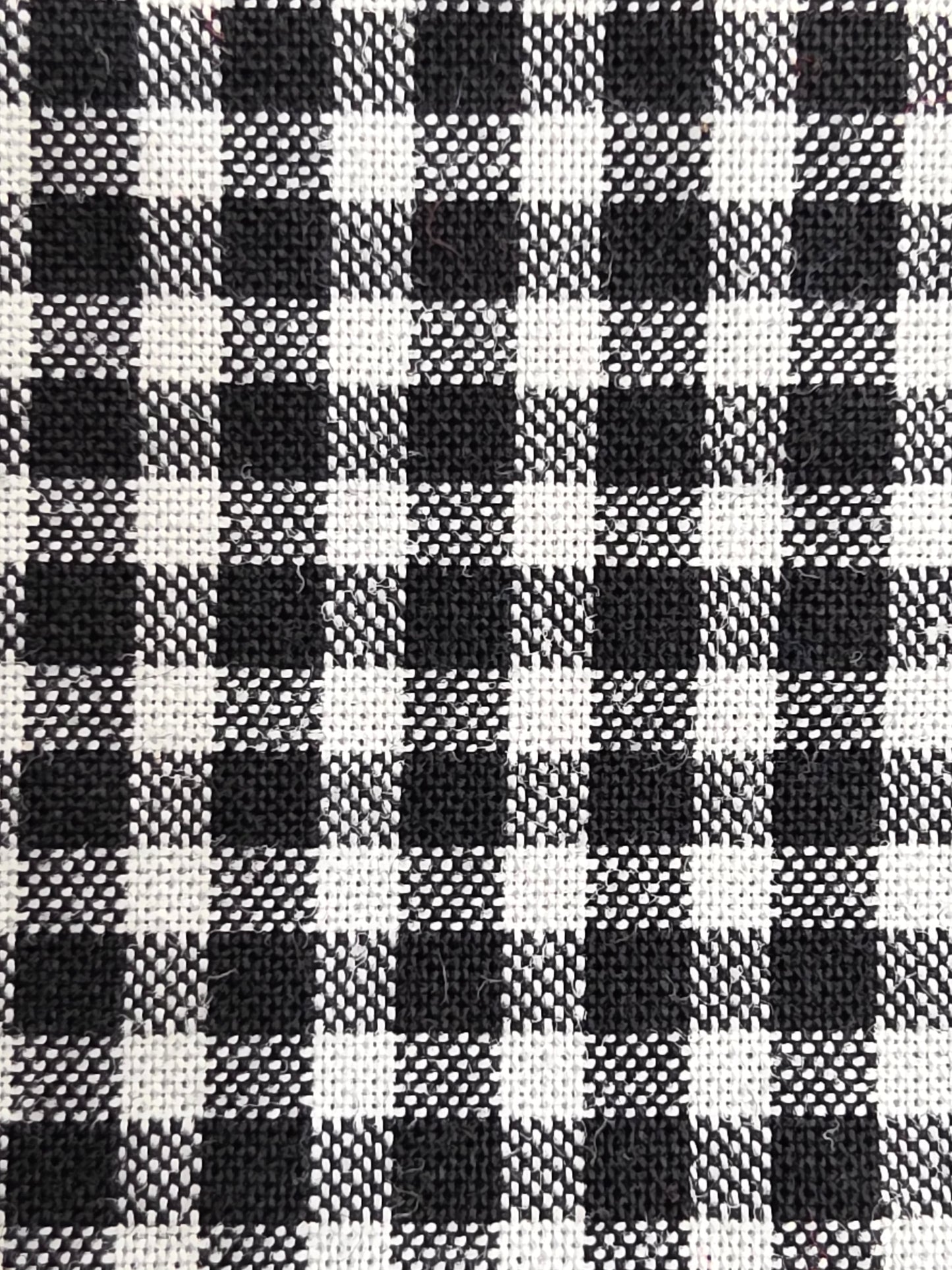 Fred Perry czarno-biała koszula w kratkę gingham retro rozm. S