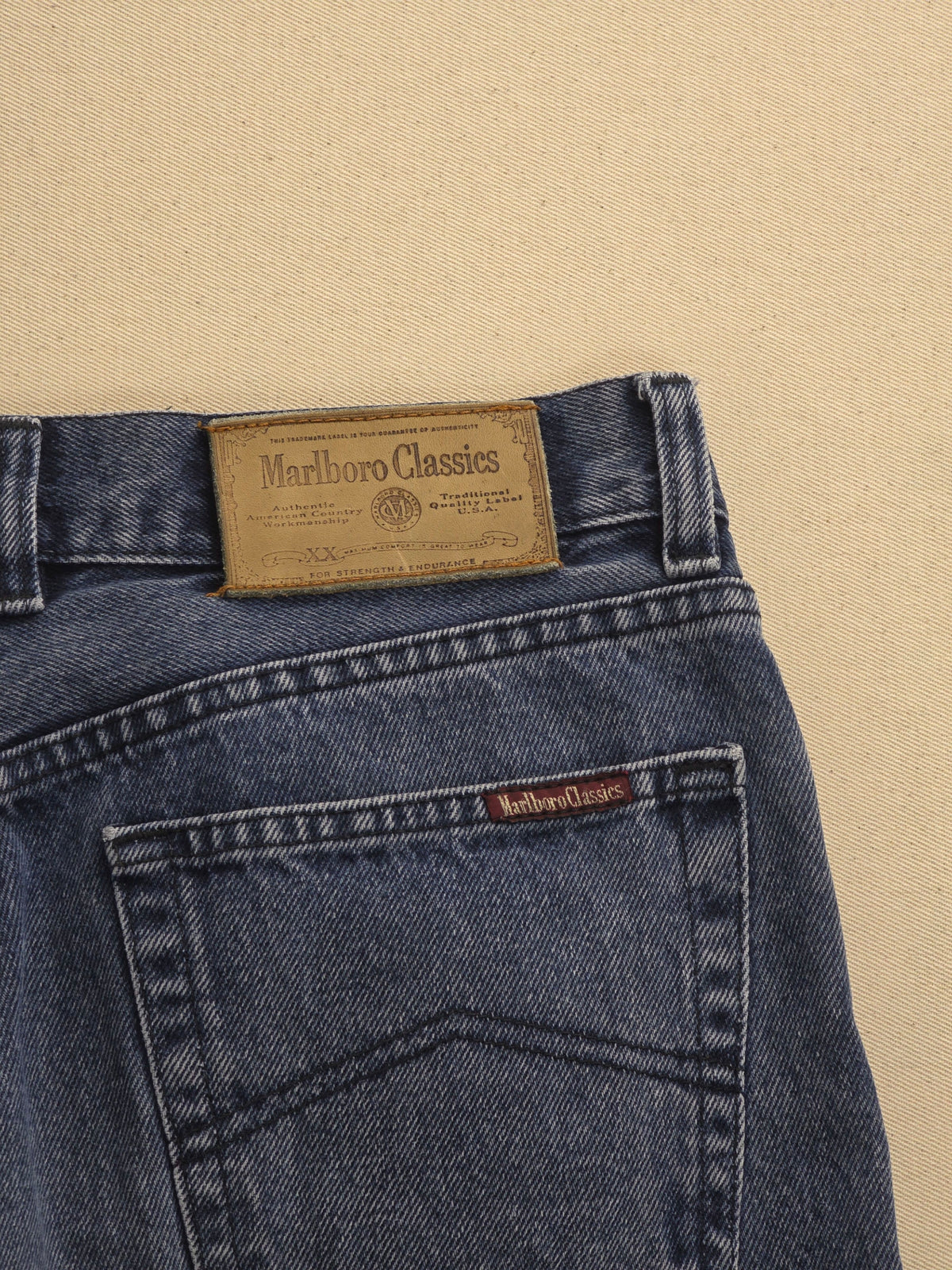 Spodnie Jeansowe Marlboro Classics Pasadena 301 Vintage Niebieskie W31 L34