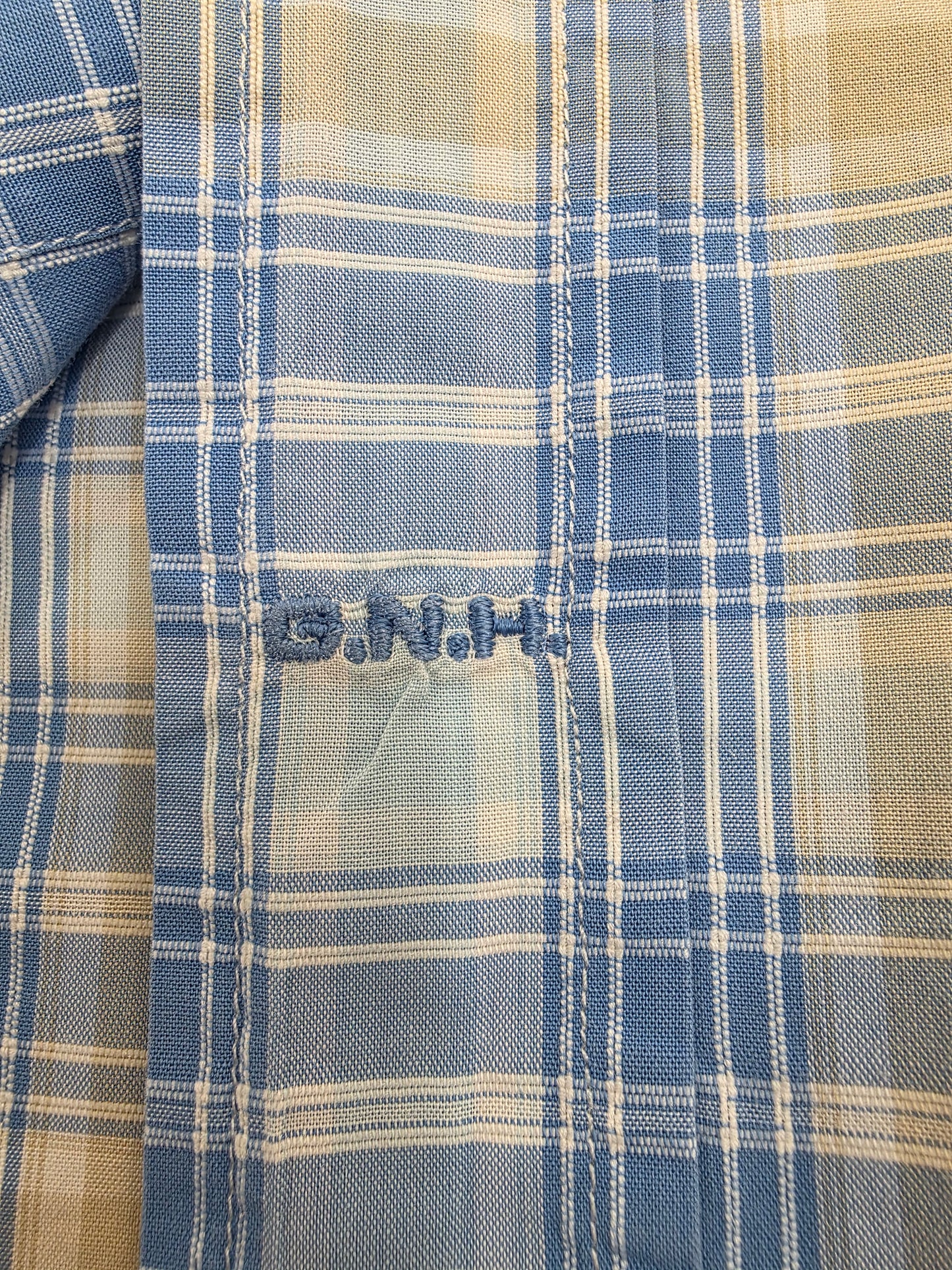 Gant Koszula Męska w Kratkę Palm Springs Poplin | Rozm. L (Regular Fit)