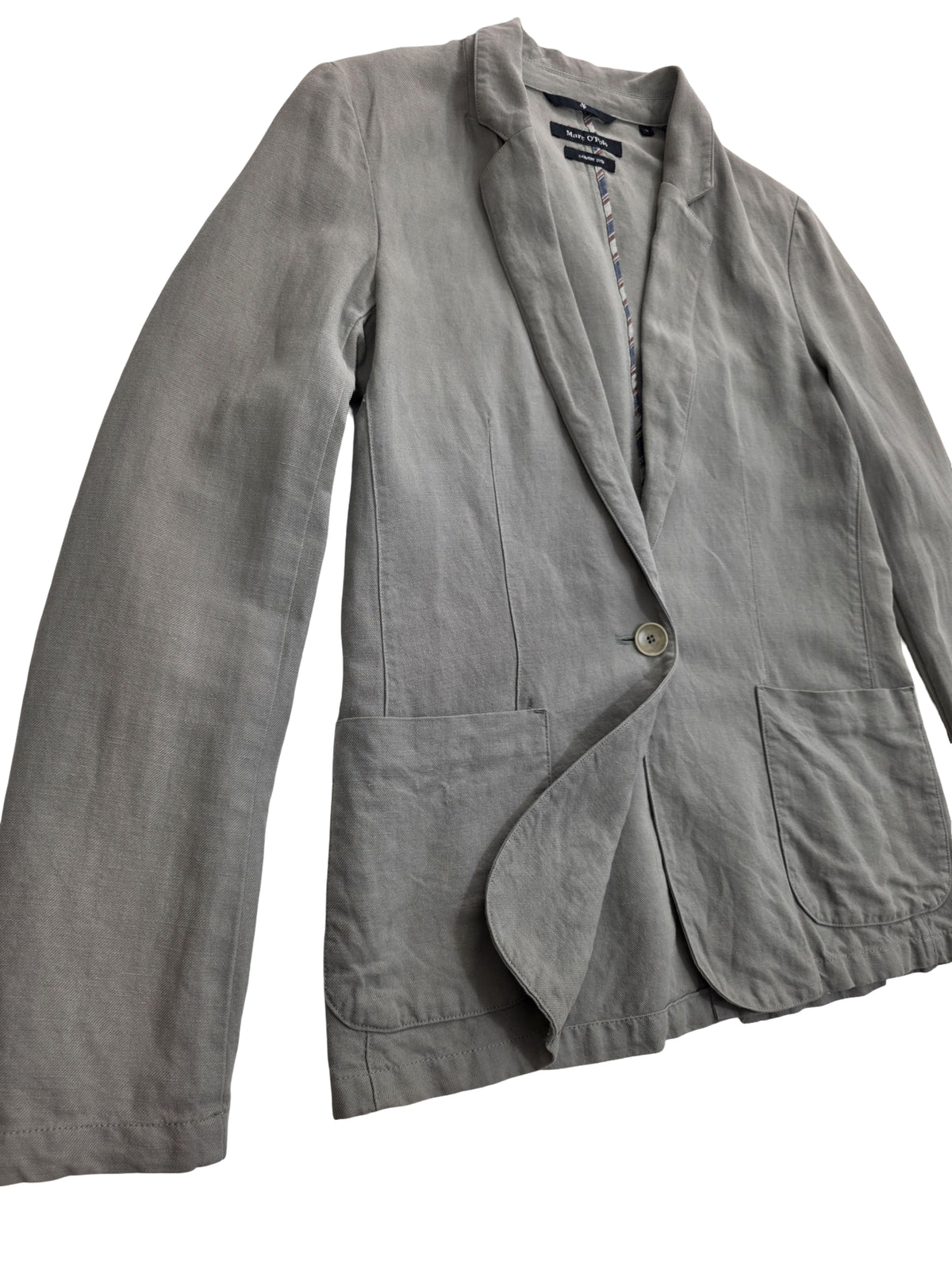 Damska Marynarka Marc O'Polo Garment Dyed Lniana Rozmiar 36 S