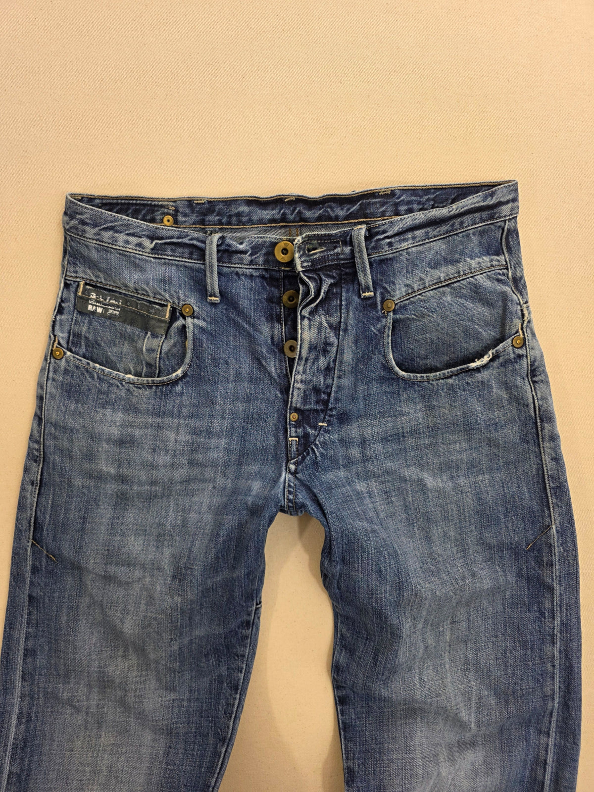 Spodnie Jeansowe G-Star RAW Blade Loose Niebieskie Rozmiar W30 L34