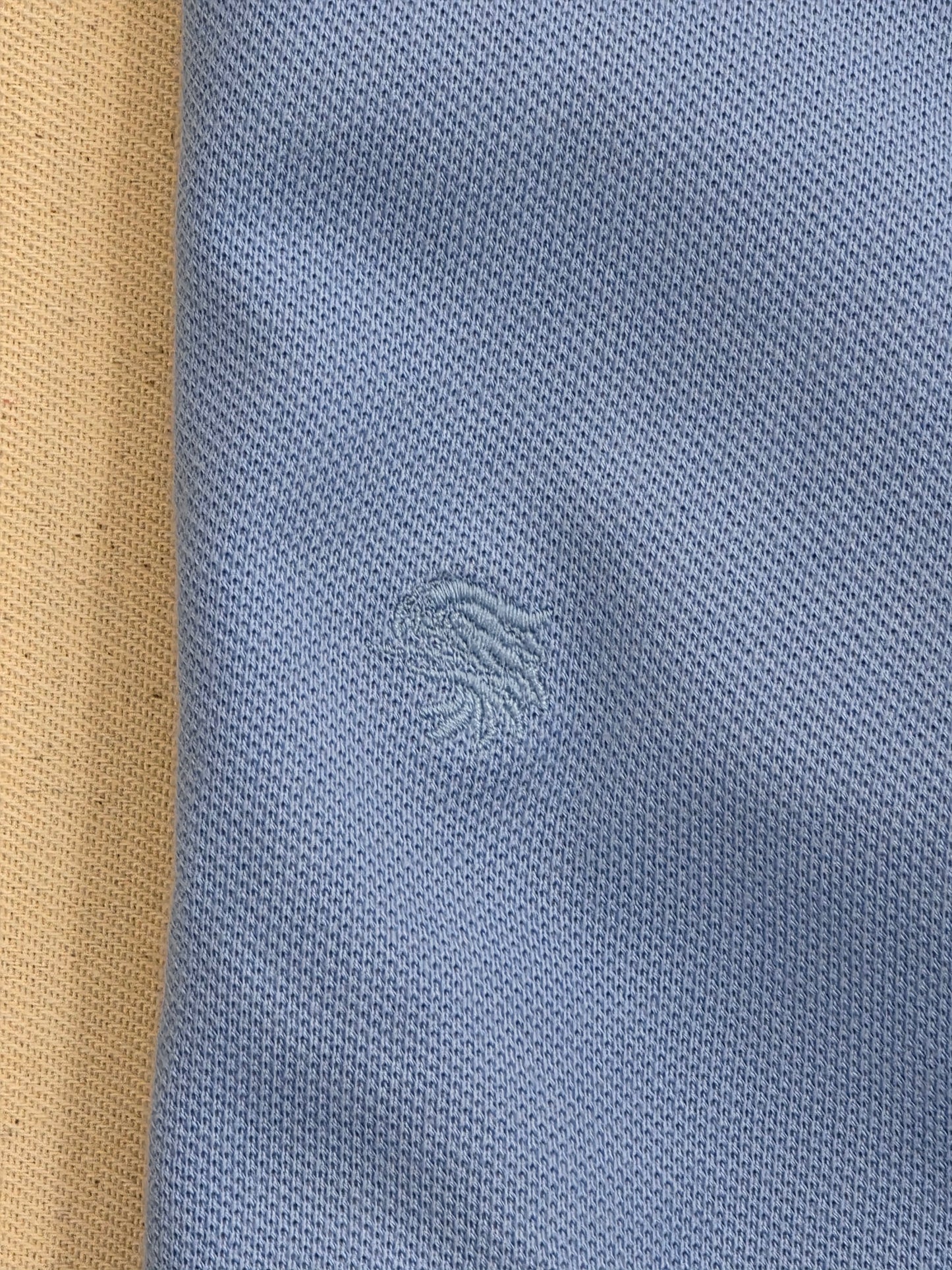 Nike Manchester City FC niebieska koszulka polo haft monogram retro rozm. S