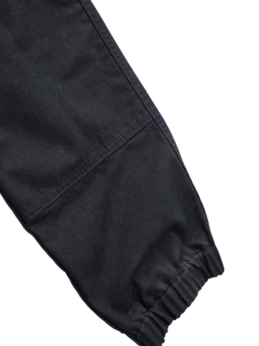 Damskie Spodnie Cargo Jogger Lacoste L!VE Czarne Bawełna Rozmiar W28 (36) – detal 3 | vntg.studio™