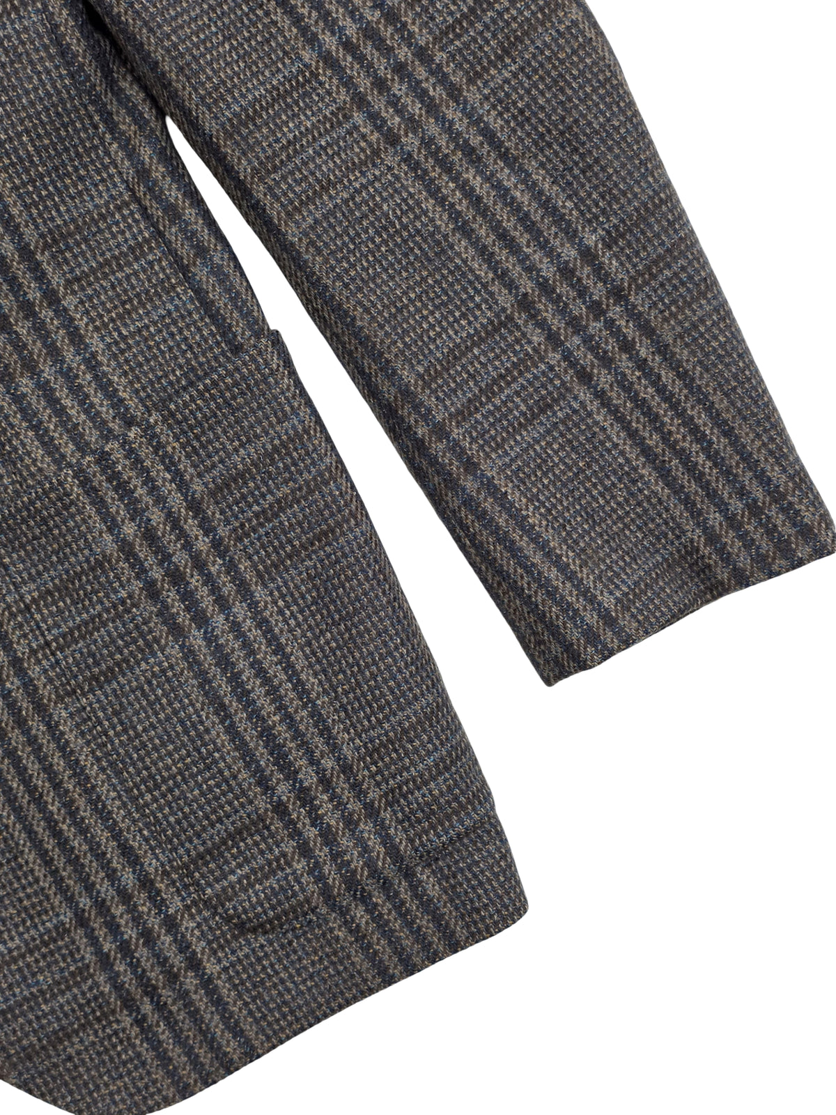 Męska Marynarka Vintage Wełniana Bonazzi Bros w Kratę Made in Italy