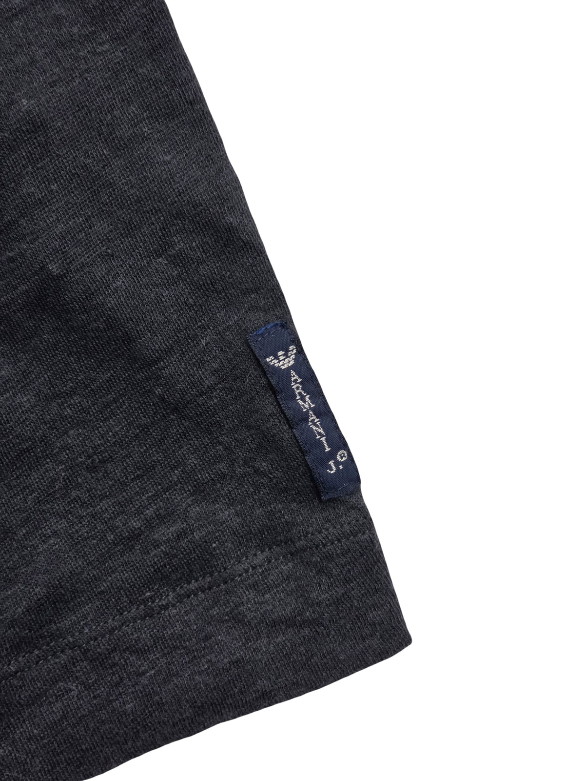 Koszulka Polo Armani Jeans 100% Len Czarna Rozmiar L