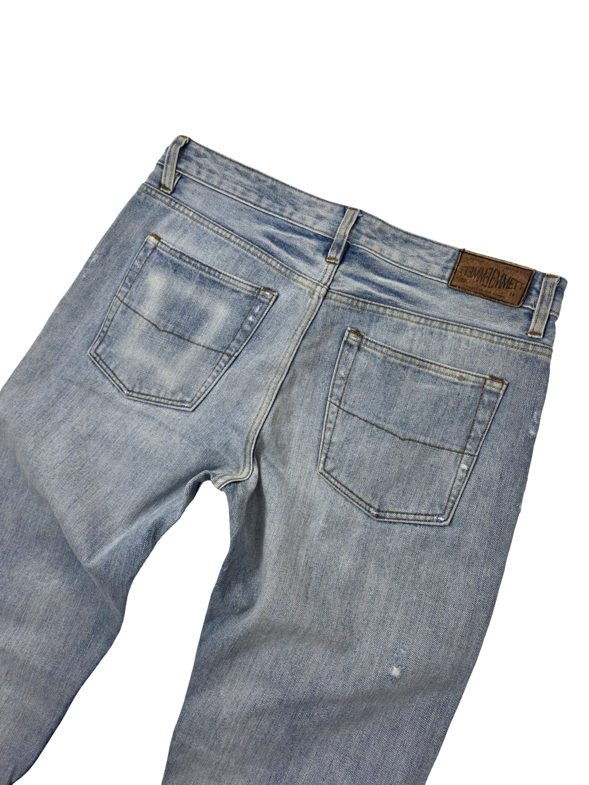 Męskie Jeansy EMMETT Bill Straight Selvedge Vintage Light Blue