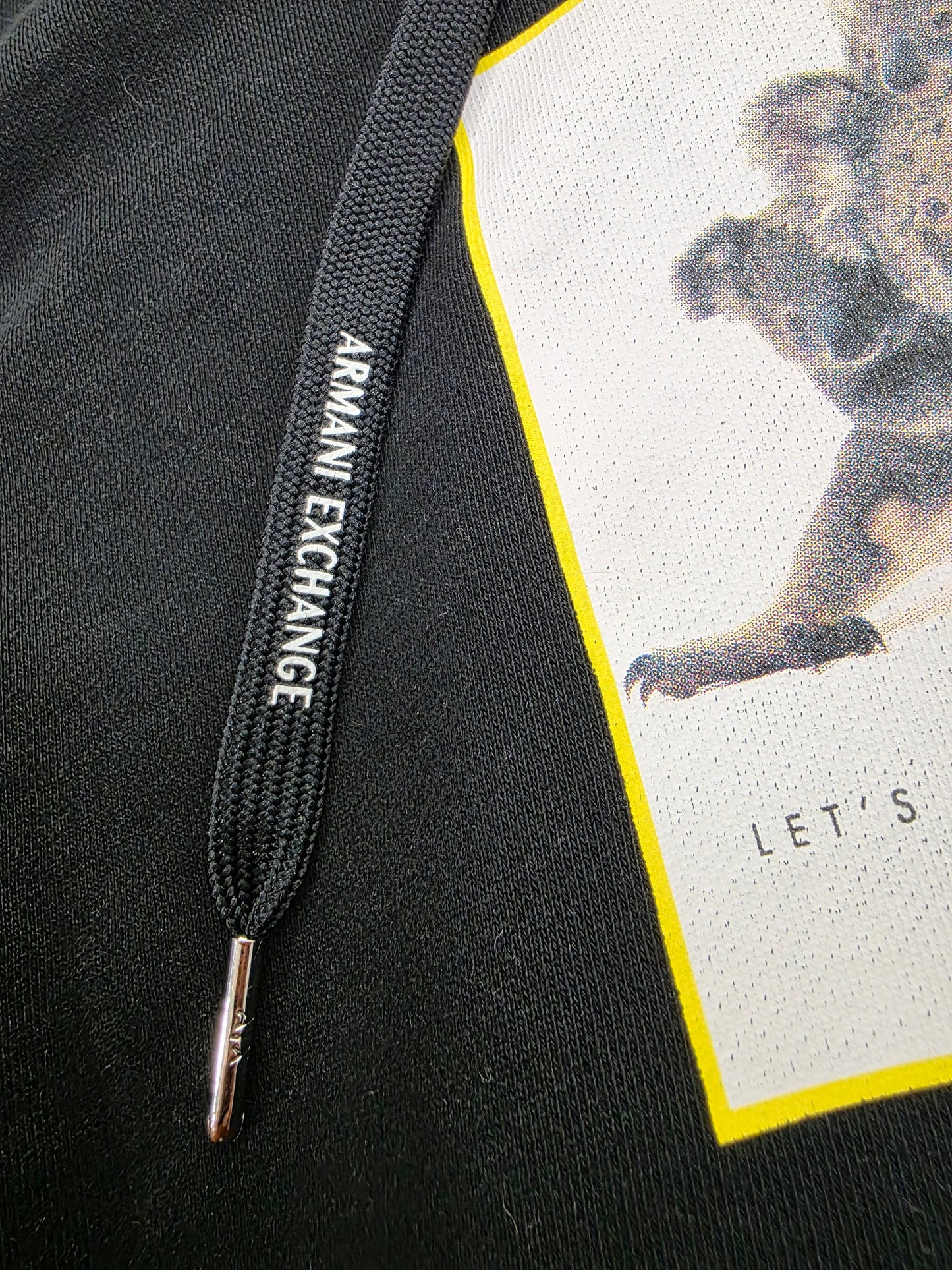A|X Armani Exchange x National Geographic Bluza z Kapturem Czarna Koala | Rozm. L (Damska)