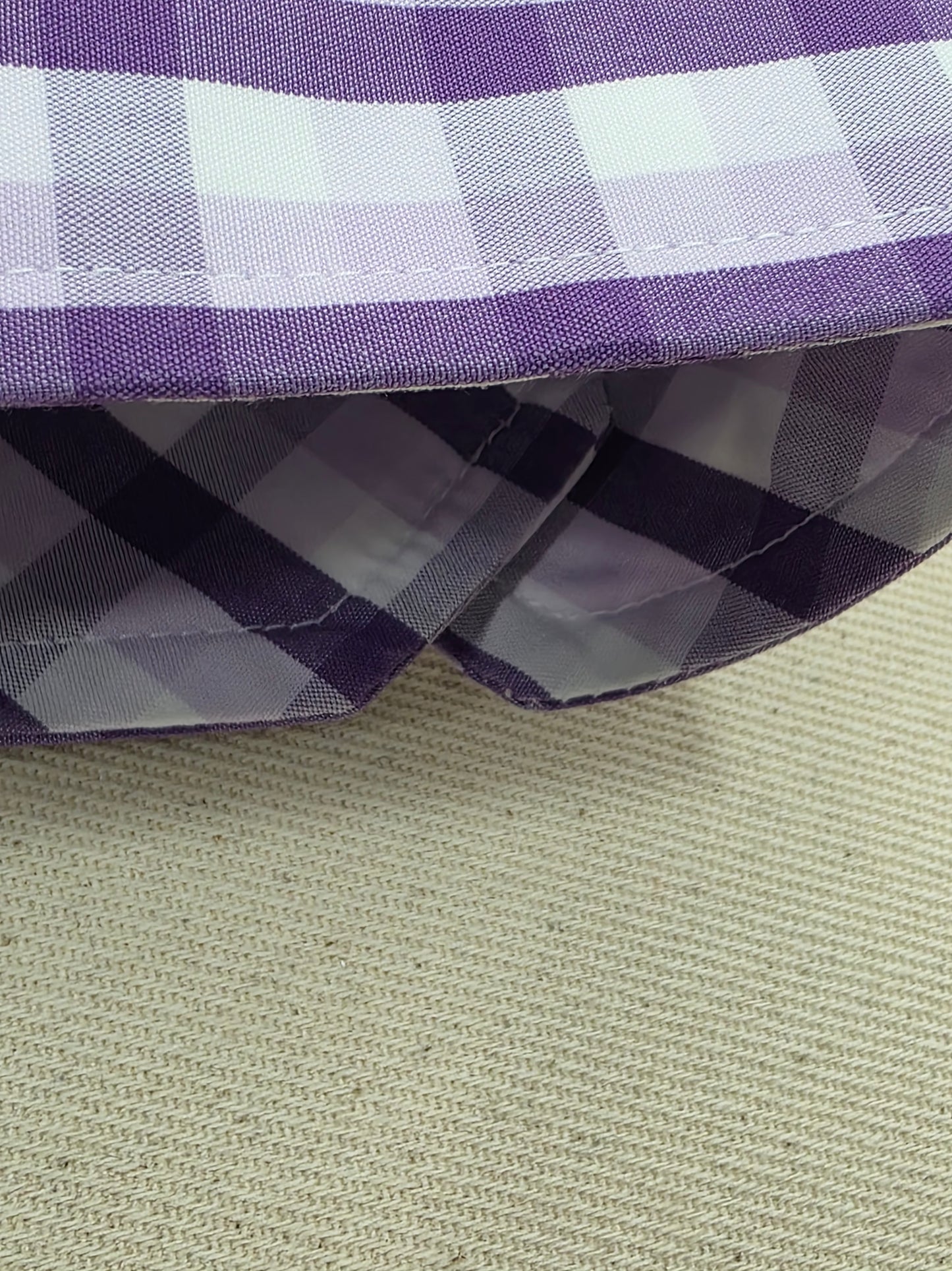 Koszula Męska Ted Baker Endurance Superfine Cotton – Fioletowa Kratka | Rozm. 15 (S/M)