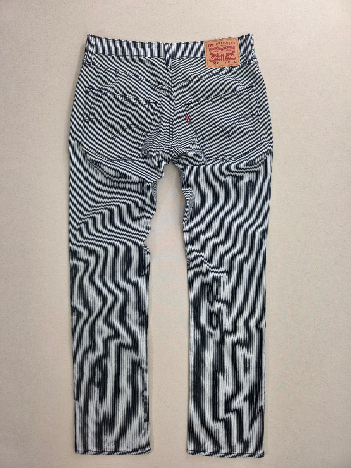 spodnie Levi’s 511 geometryczny wzór / light bootcut roz. W32 L32 (unisex) – detal 7 | vntg.studio™