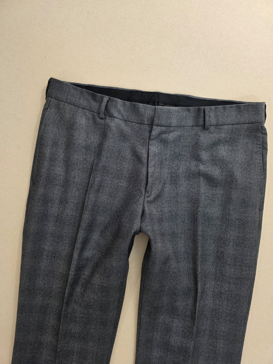 Spodnie garniturowe Esprit szare z wełną roz. 52 / 36R (92) – detal 2 | vntg.studio™